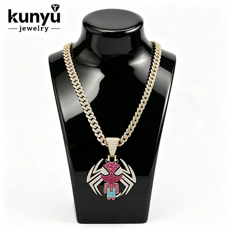 Bling দুল হিপ হপ নেকলেস