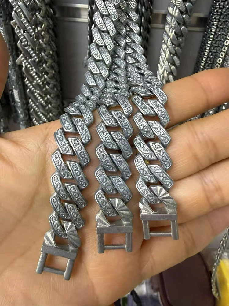 Handcrafted Link Silver Plated Chain 
