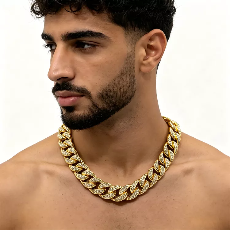 Gold Hip Hop Necklace 