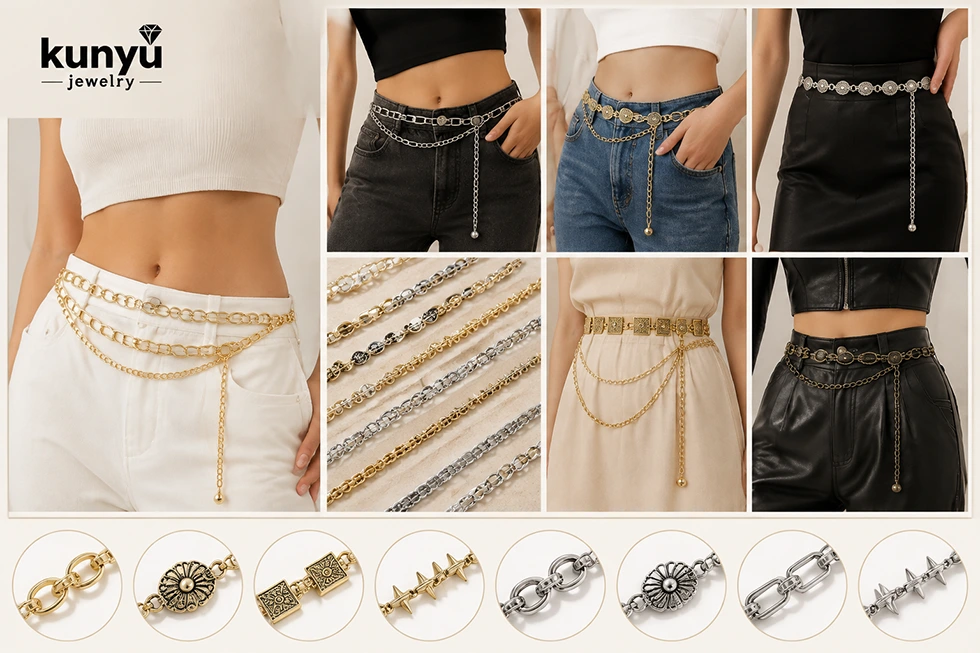 Punk Style Chain Belt
